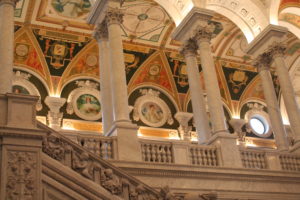 View of Great Hall at Library of Congress 