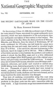National Geographic 1896 tsunami textonla