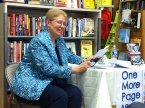 Elizabeth Foxwell Reading at One More Page Bookstore