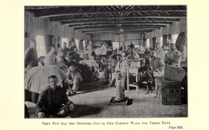 POW camp in Japan, from "As the Hague Ordains"