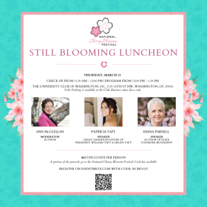 flyer for Cherry Blossom Festival luncheon